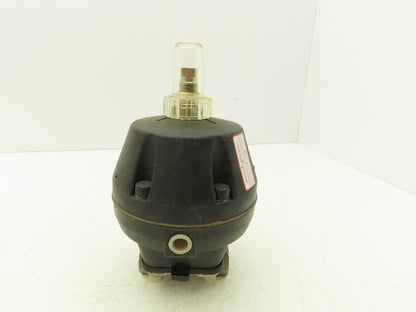 GEMU 695/15/D 13714-1 Pneumatic Operated Diaphragm Valve 1/2" NPT Pilot 1/8" NPT