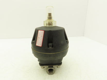 GEMU 695/15/D 13714-1 Pneumatic Operated Diaphragm Valve 1/2" NPT Pilot 1/8" NPT