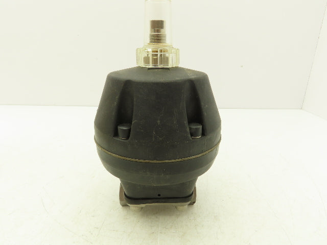 GEMU 695/15/D 13714-1 Pneumatic Operated Diaphragm Valve 1/2" NPT Pilot 1/8" NPT