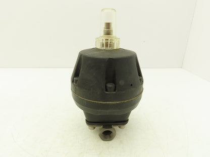 GEMU 695/15/D 13714-1 Pneumatic Operated Diaphragm Valve 1/2" NPT Pilot 1/8" NPT