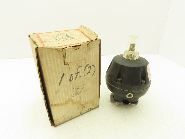 GEMU 695/15/D 13714-1 Pneumatic Operated Diaphragm Valve 1/2" NPT Pilot 1/8" NPT