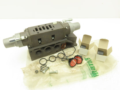 Numatics I35RD115J Pneumatic Solenoid Valve Manifold Regulator Assembly Unit