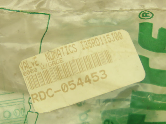 Numatics I35RD115J Pneumatic Solenoid Valve Manifold Regulator Assembly Unit