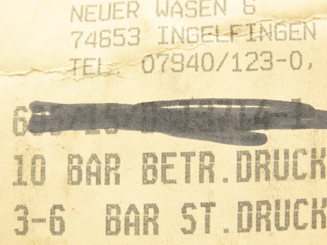 GEMU 695/15D/13714-1 Pneumatic Operated Diaphragm Valve Pilot 1/4" NPT