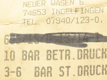 GEMU 695/15D/13714-1 Pneumatic Operated Diaphragm Valve Pilot 1/4" NPT