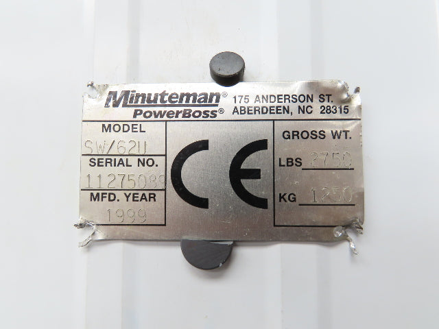 PowerBoss SW/62U Industrial Sweeper Broom Head Brush With Mount Bracket & Motor