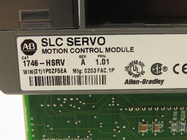 Allen Bradley 1746-HSRV PLC Servo Control Module Ser A FRN 1.01