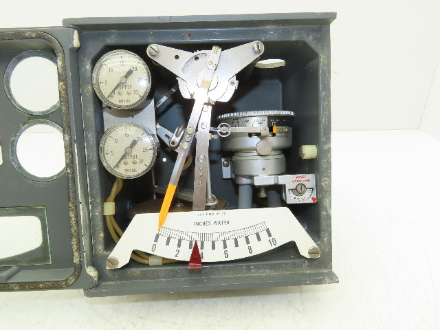 Bristol OG2G624C Pressure Controller 0-10 Water Colum Scale AC-70 Type-Reverse