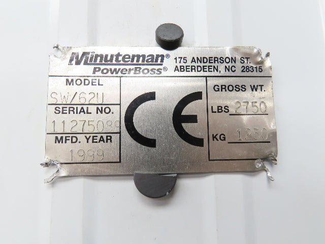 PowerBoss SW/62U Industrial Sweeper Hydraulic Tank With Filter 11.5 Gallon