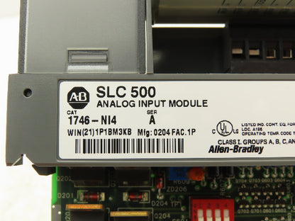 Allen Bradley 1746-NI4 SLC 500 Analog Input Module Series A