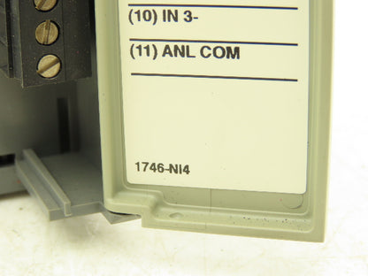 Allen Bradley 1746-NI4 SLC 500 Analog Input Module Series A
