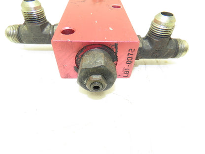 PowerBoss Minuteman SW/62U Hydraulic Manifold Four Port For Industrial Sweeper