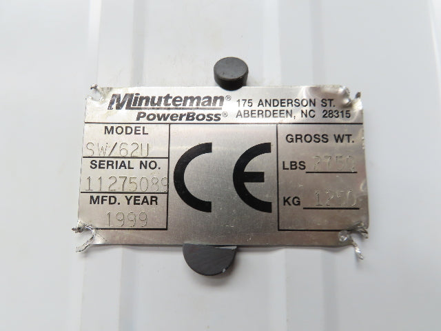 PowerBoss Minuteman SW/62U Hydraulic Manifold Four Port For Industrial Sweeper