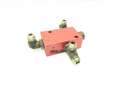 PowerBoss Minuteman SW/62U Hydraulic Manifold Four Port For Industrial Sweeper