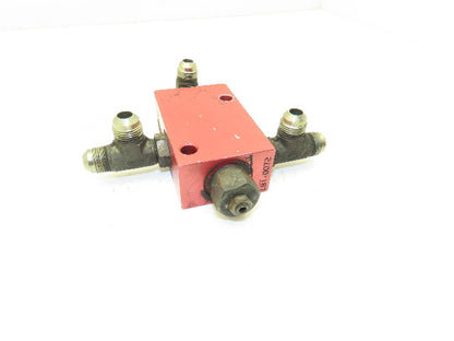 PowerBoss Minuteman SW/62U Hydraulic Manifold Four Port For Industrial Sweeper