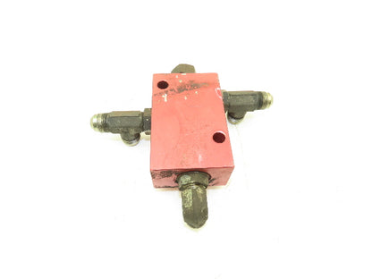 PowerBoss Minuteman SW/62U Hydraulic Manifold Four Port For Industrial Sweeper