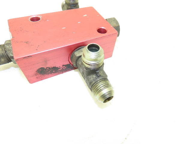 PowerBoss Minuteman SW/62U Hydraulic Manifold Four Port For Industrial Sweeper