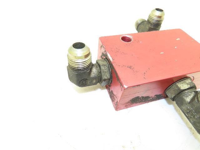 PowerBoss Minuteman SW/62U Hydraulic Manifold Four Port For Industrial Sweeper