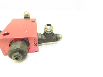 PowerBoss Minuteman SW/62U Hydraulic Manifold Four Port For Industrial Sweeper