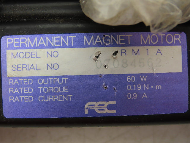 Daiichi Dentsu DPT-021R1-15FSB-00B Digital Servo Press W RM1A Motor 60W 9Amp