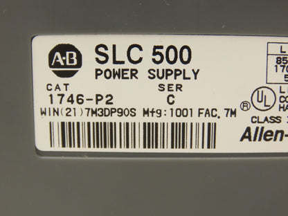 Allen Bradley 1746-P2 Power Supply 85-132/170-265VAC Ser C Lot of 3
