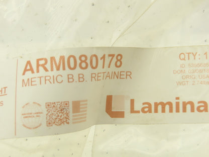 Lamina ARM080178 Aluminum Ball Cage Bearing Retainer Bushing 80mm ID 178mm L