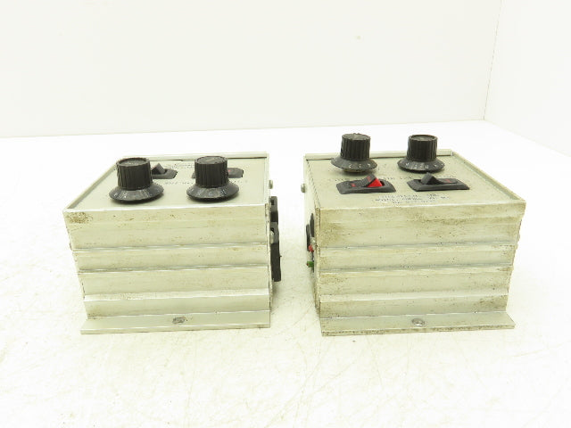 Orientech ED15 Dual Vibratory Feeder Bowl Inline Control Lot of 2