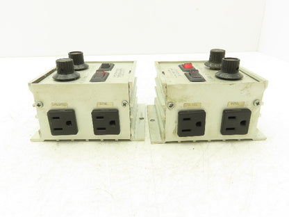 Orientech ED15 Dual Vibratory Feeder Bowl Inline Control Lot of 2