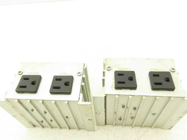 Orientech ED15 Dual Vibratory Feeder Bowl Inline Control Lot of 2