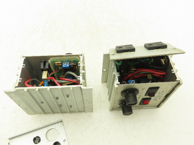 Orientech ED15 Dual Vibratory Feeder Bowl Inline Control Lot of 2