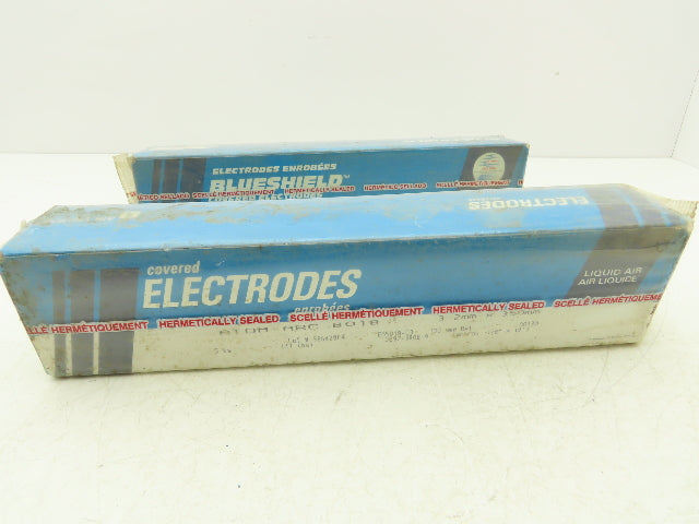 Blue Shield E55018-C3 Atom Arc 8018 3.2mm x 350mm Covered Electrodes Lot Of 2