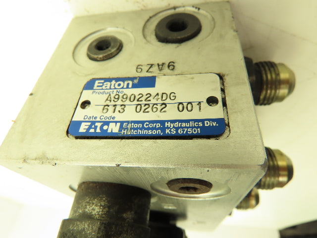 PowerBoss Minuteman SW/62U Hydraulic Solenoid Valve & Manifold Eaton 6130262001