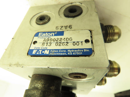 PowerBoss Minuteman SW/62U Hydraulic Solenoid Valve & Manifold Eaton 6130262001