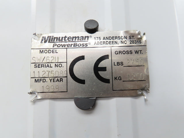 PowerBoss Minuteman SW/62U Hydraulic Solenoid Valve & Manifold Eaton 6130262001