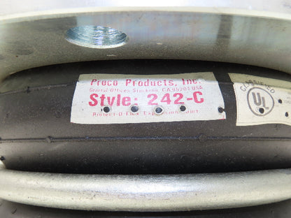 Proco 242-C  8"x 10"L Rubber Expansion Joint Type NN #150 Flanged Double-Sphere