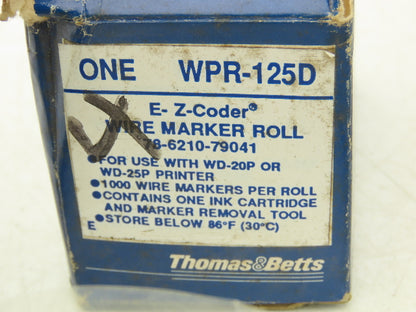 Thomas & Betts WPR-125D E-Z Coder Cartridge Kit Lot Of 3 (See In Description)