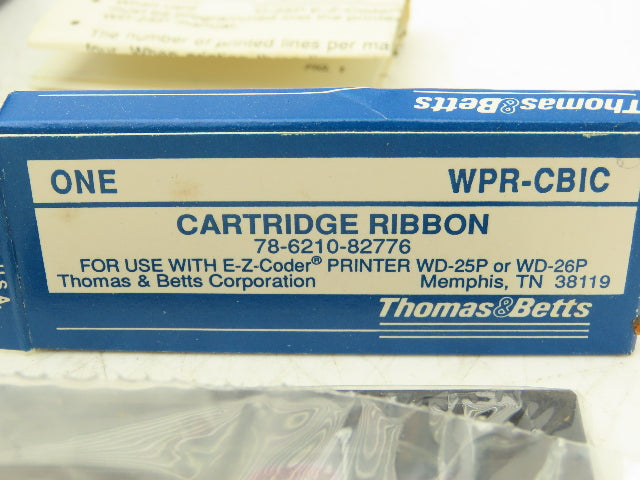 Thomas & Betts WPR-125D E-Z Coder Cartridge Kit Lot Of 3 (See In Description)