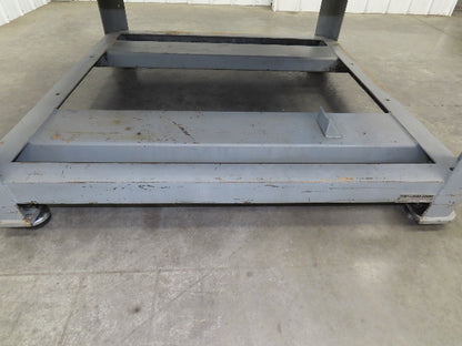 15/16" Steel Top Machine Base Welding Table Work Bench 54x54x28-3/4"
