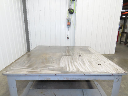 15/16" Steel Top Machine Base Welding Table Work Bench 54x54x28-3/4"