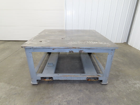 15/16" Steel Top Machine Base Welding Table Work Bench 54x54x28-3/4"