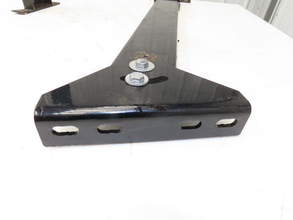 Single Conveyor Leg Stationary Floor Support 34"-39-1/2"Adj H Black  Lot of 2