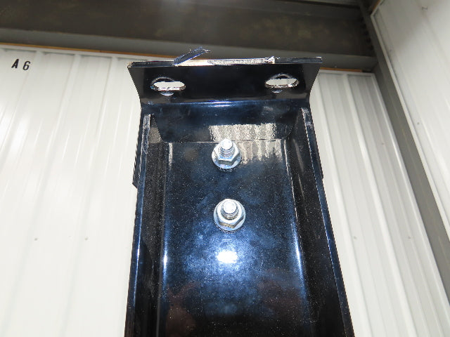 Single Conveyor Leg Stationary Floor Support 35"-40-1/2"Adj H Black  Lot of 2