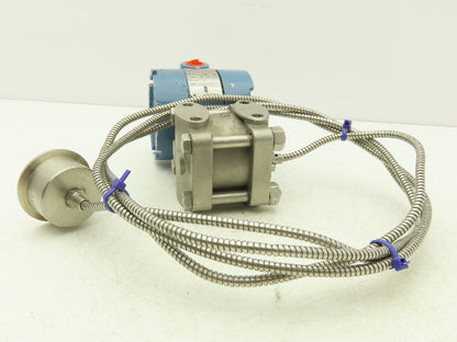 Rosemount 1151GP4S22S1 Smart Pressure Transmitter 1151 Flange Mt Sensor 9' Line