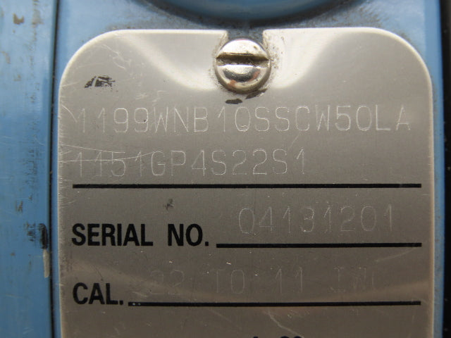 Rosemount 1151GP4S22S1 Smart Pressure Transmitter 1151 Flange Mt Sensor 9' Line