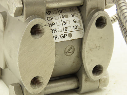 Rosemount 1151GP4S22S1 Smart Pressure Transmitter 1151 Flange Mt Sensor 9' Line
