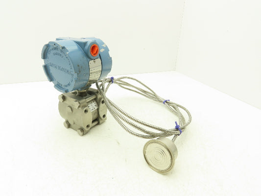 Rosemount 1151GP4S22S1 Smart Pressure Transmitter 1151 Flange Mt Sensor 9' Line