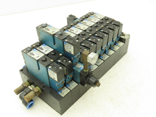 MAC MAConnect 10-Station Solenoid Valve Serial Manifold DeviceNet 24VDC 92B