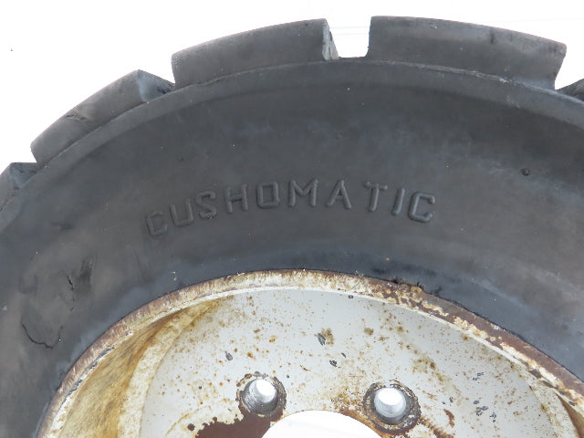 PowerBoss Minuteman SW/62U Front Tire Solid Rubber 500 X 8 With 5 Lug Rim