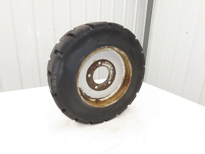 PowerBoss Minuteman SW/62U Front Tire Solid Rubber 500 X 8 With 5 Lug Rim