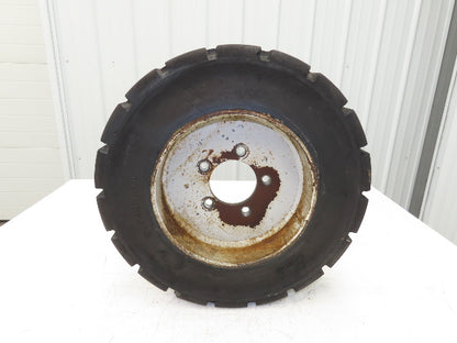 PowerBoss Minuteman SW/62U Front Tire Solid Rubber 500 X 8 With 5 Lug Rim